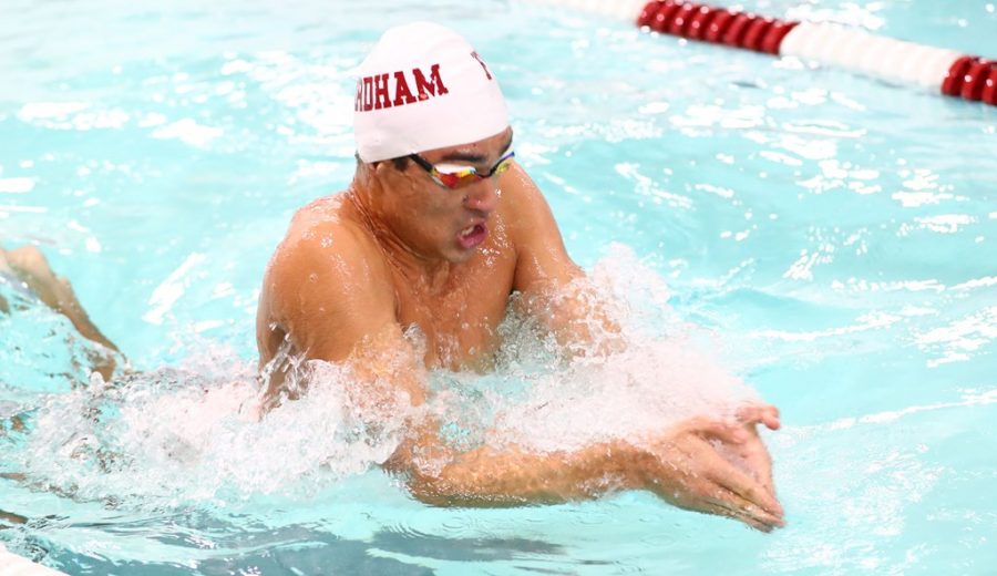Fordham Swim and Dive is another team that has faced the challenges of COVID-19, both in scheduling and playing. (Courtesy of Fordham Athletics)