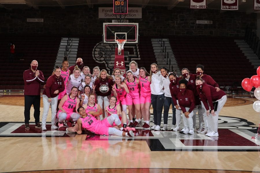 Stephanie Gaitley earned her 200th Fordham victory in the win against Rhode Island. (Courtesy of Fordham Athletics)