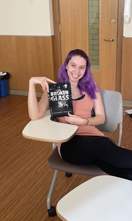In 2019, J Elizabeth Mascoli published “Broken Glass,” a book about a high schooler in recovery from an eating disorder. (Courtesy of Erica Weidner/The Fordham Ram)