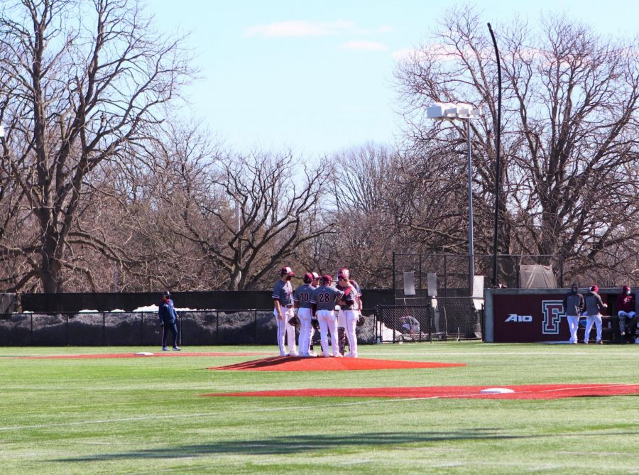 Fordham saw key contributions from its offense against the Highlanders, including four players picking up four or more hits. (Mackenzie Cranna/The Fordham Ram)