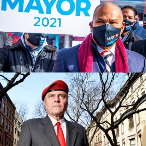 Fernando Mateo (above) and Curtis Sliwa (below) vie for nomination in the New York City Republican mayoral primary. (Courtesy of Instagram)