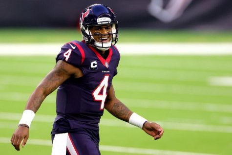 Nike suspended their endorsement of Houston Texans quarterback Deshaun Watson amid 22 allegations of sexual assault and sexual misconduct in civil lawsuits. (Courtesy of Twitter)