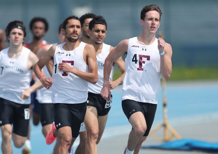 Whelan (left) and Sullivan (right) were two of Fordhams many top performers in a massively successful showing from both the men and women at the Stockton #2. (Courtesy of Fordham Athletics)