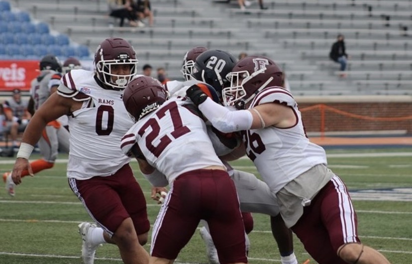 The Rams will take a great deal away from an abbreviated spring season that ended with two imposing wins, despite falling one step short of competing in the Patriot League Championship. (Courtesy of Fordham Football)