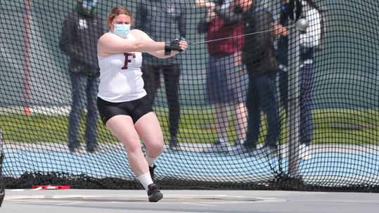 Metzler beat the school hammer record not once, but twice this past weekend. (Courtesy of Fordham Athletics)