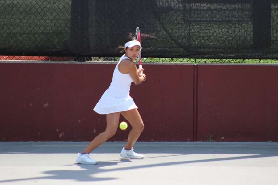 Maia+Balce+%28above%29+was+one+of+two+seniors+celebrated+with+a+short+ceremony+before+the+final+regular+season+match+against+Army.+%28Courtesy+of+Fordham+Athletics%29