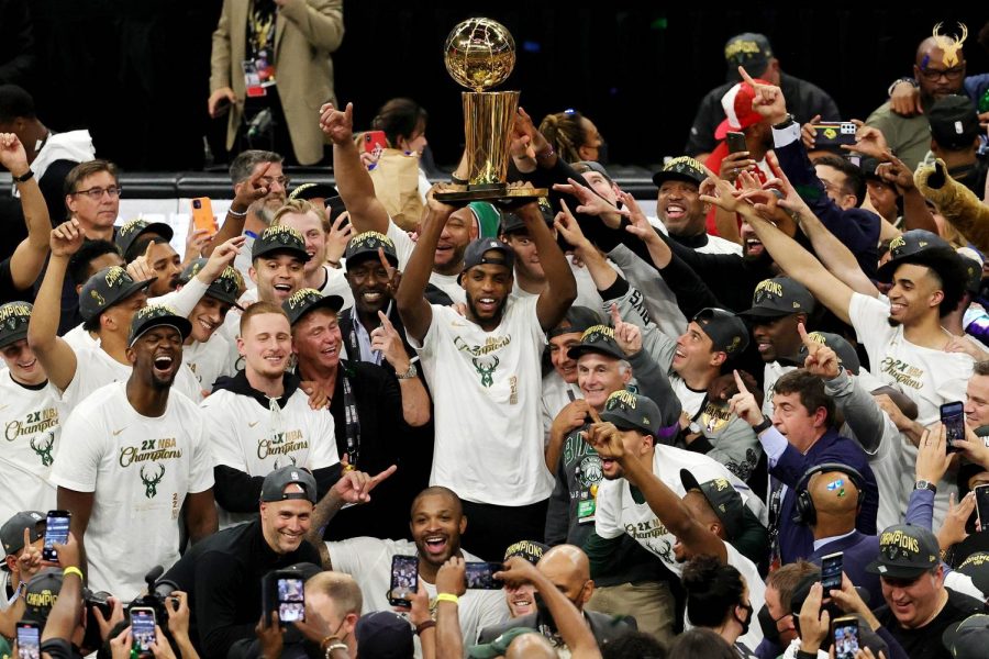 The+Milwaukee+Bucks+were+the+unlikely+champions+of+the+2021+NBA+season.+%28Courtesy+of+Twitter%29