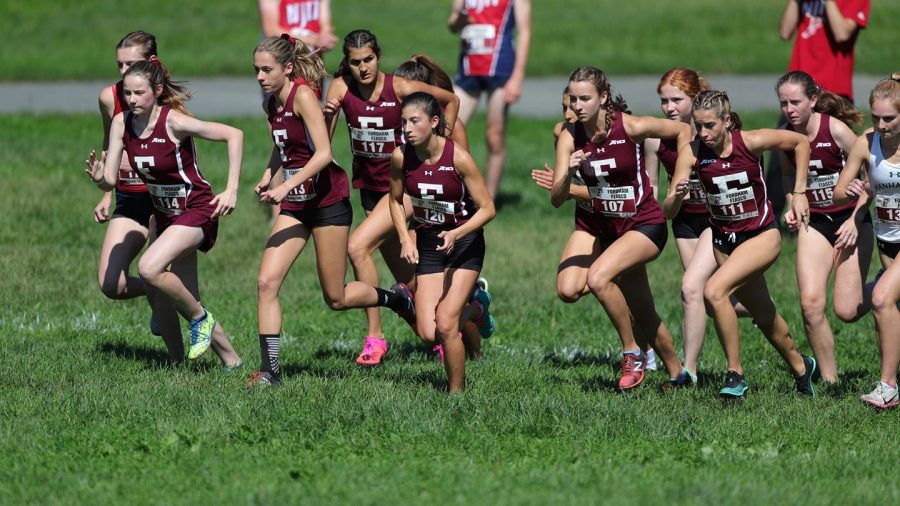 The womens teams first place finish highlighted Fordhams hometown meet. (Courtesy of Fordham Athletics)