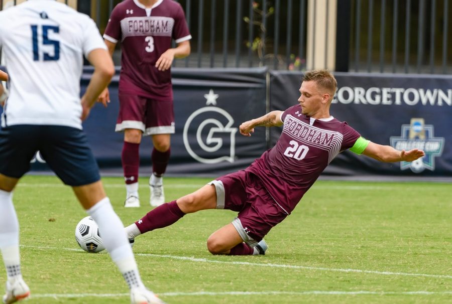 Jacob Bohm, one of last years captains, and the Rams will look to repeat their previous success and defend the A-10 title. (Courtesy of Fordham Athletics)