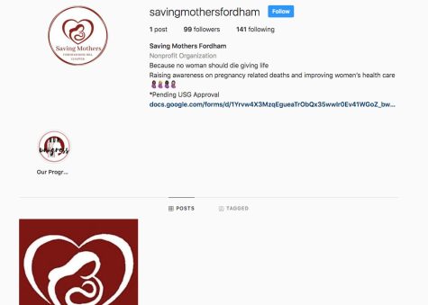 The Saving Mothers Club joins the growing list of social activist student-run organizations at Fordham. (Courtesy of Instagram)