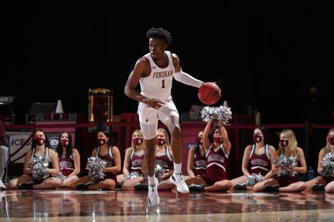 Ohams picked up a pair of double-doubles to continue his early season tear at Fordham. (Courtesy of Fordham Athletics)