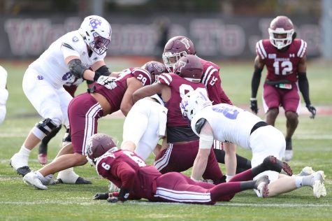 Fordham battled and, for some time, led but ultimately fell at the end in their most important game of the season. (Courtesy of Fordham Athletics)