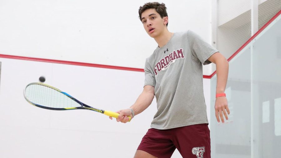 Frawley has already accumulated a number of wins in his first action as a Ram. (Courtesy of Fordham Athletics)