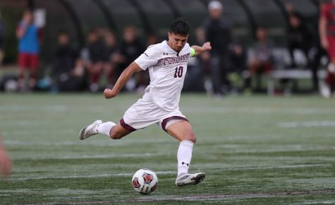 Sameer Fathazada scored the lone goal for Fordham as they drew to Saint Josephss in the final regular season game (courtesy of Fordham Athletics).