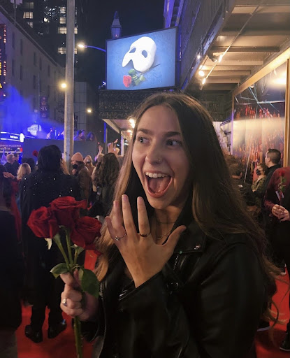 Leahy’s TikTok stardom has allowed her many amazing opportunities including being invited to the opening night of Phantom of the Opera on Broadway. (Courtesy of Instagram)