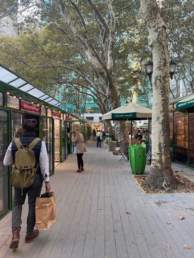 Bryant Park’s Winter Village opened on Oct. 29. (Courtesy of Ava Knight/The Fordham Ram)