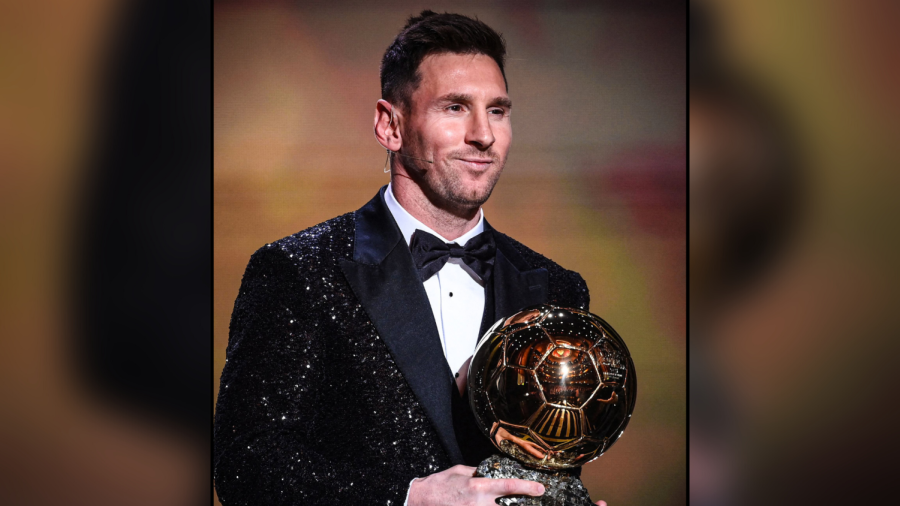 Messi+built+on+his+record+with+a+seventh+Ballon+dOr.+%28Courtesy+of+Twitter%29