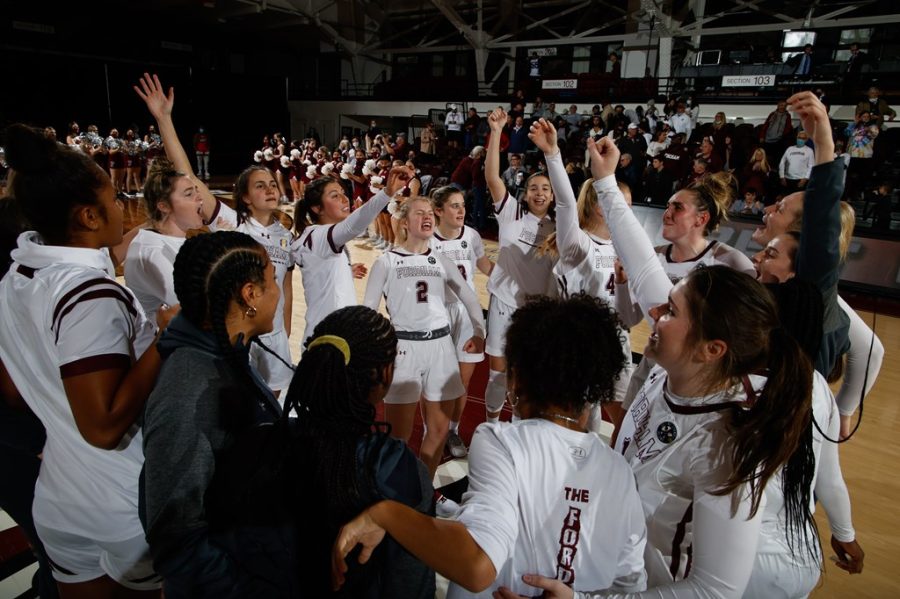 Fordham pulled off the upset against Michigan State in front of its home fans. (Courtesy of Fordham Athletics)