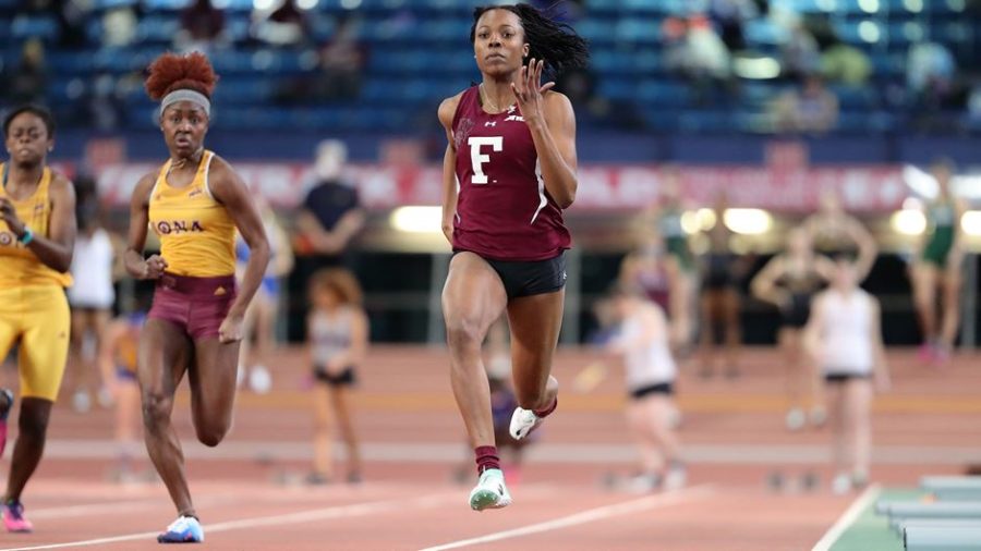 The womens track team started off on the right foot, while the men have struggled. (courtesy of Fordham Athletics) 