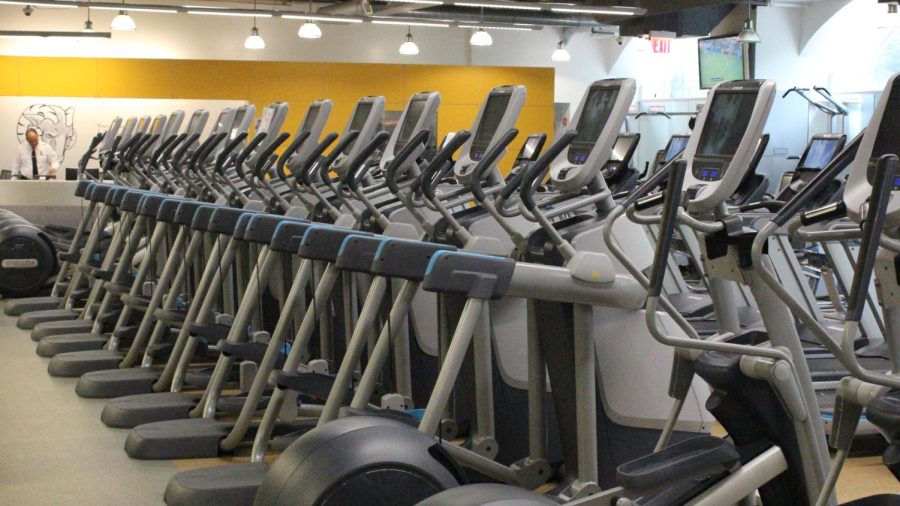 The fitness center are restricted to student-athletes only. (courtesy of Fordham Athletics)