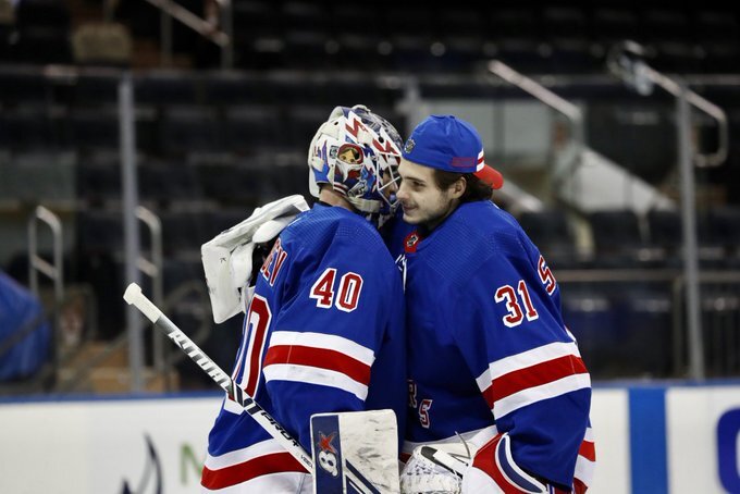 The Rangers have found an electric tandem in net.(Courtesy of Twitter)