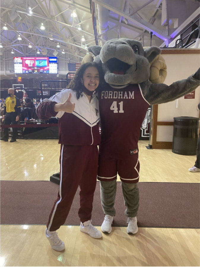 Chretien has been a member of the Fordham Dance Team since freshman year. (Courtesy of Rebecca Chretien for The Fordham Ram) 