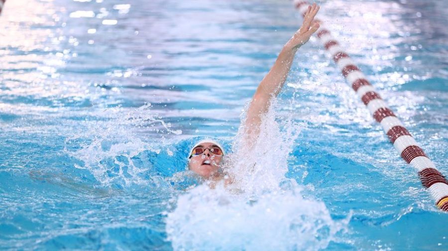 Swimming and Diving Sweeps Meet Against Iona