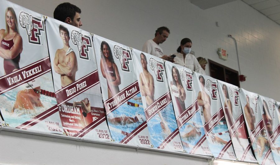 Senior Night was a massive success, as both mens and womens teams won their meets.(Courtesy of Fordham Athletics)