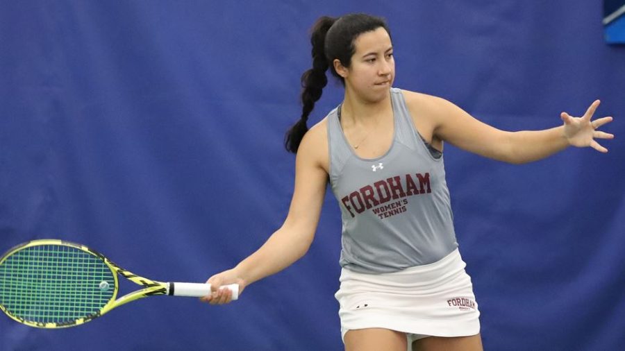 Avery Aude accounted for the sole point this weekend. (Courtesy of  Fordham Athletics)