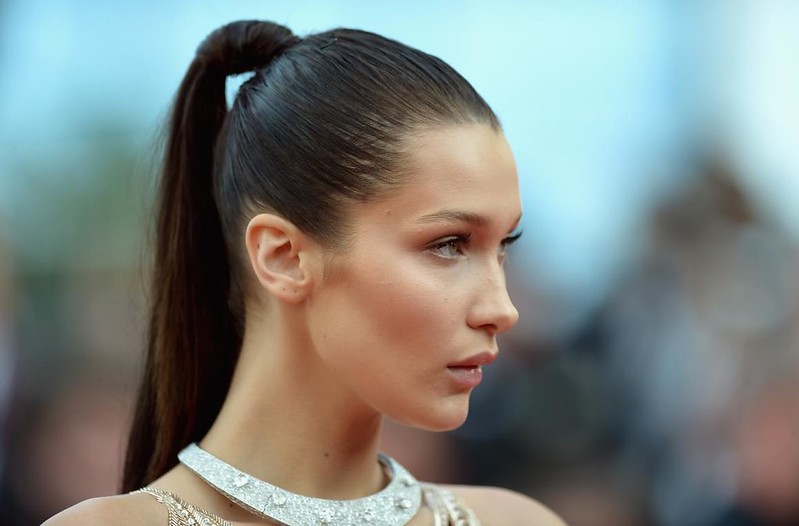 Bella Hadid admitted in a cover story for Vogue that she not only got a nose job at 14, but regrets her decision to undergo the procedure. (Courtesy of Flickr)