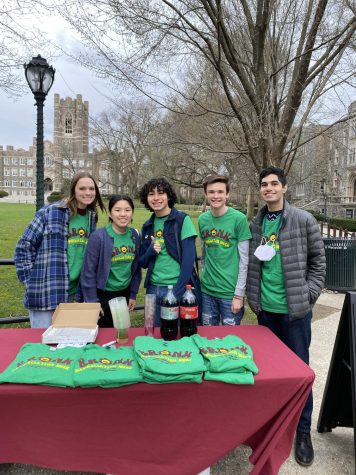 USGs Diversity Action Coalition had a table on Friday at Bronx Eats with free shirts. (Courtesy of Emma Kim/The Fordham Ram)