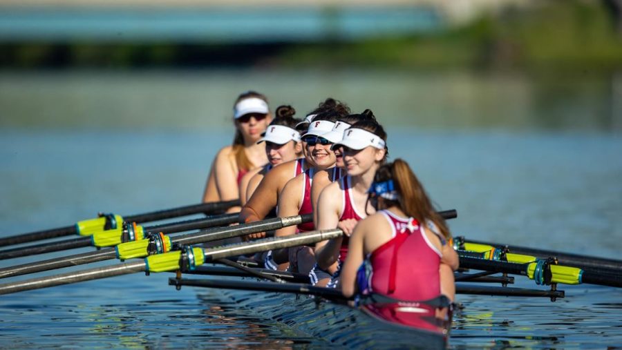 Fordham Rowing took part in the Knecht Cup this past weekend. (Courtesy of Fordham Athletics)