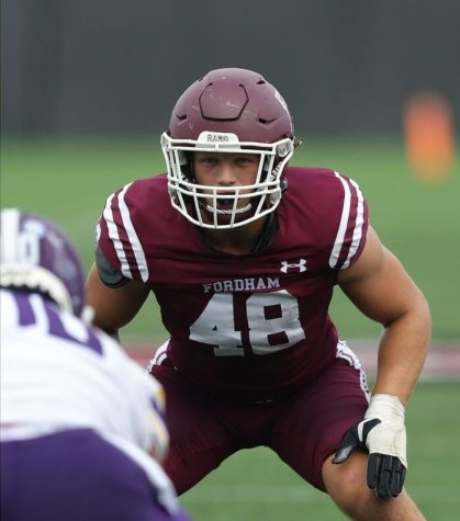 Sophmore James Conway earned Defensive Player of the Week. (Courtesy of Fordham Athletics)