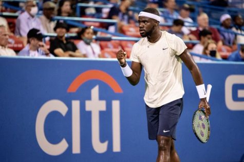 Although Tiafoe was eliminated, his impact was great at the U.S. Open. (Courtesy of Twitter)