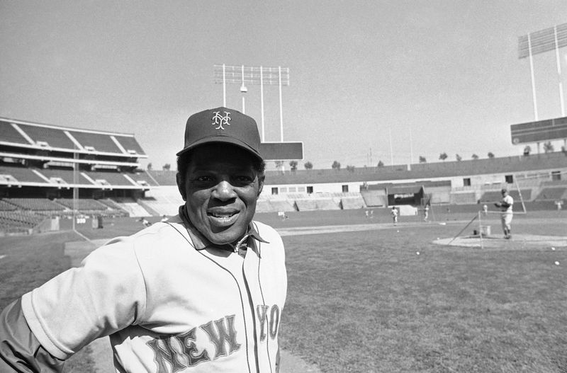 Willie Mays will have his number retired by the New York Mets. (Courtesy of Twitter)