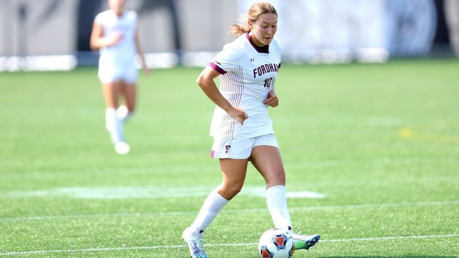 Womens Soccer has slowly improved as league play heats up. (Courtesy of Fordham Athletics)