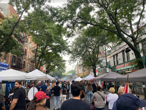 Arthur Avenue hosted a festival to celebrate the ancient, Italian holiday of Ferragosto with food and music. (Courtesy of Kari White/The Fordham Ram)