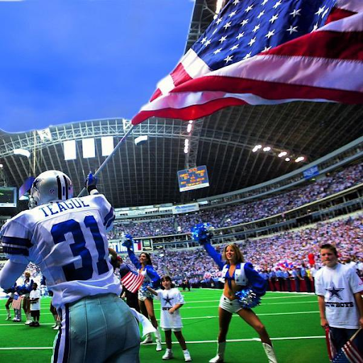 George Teague's run with the flag remains an iconic sports moment. (Courtesy of Twitter)