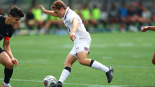 Paulo Primavera in action. (Courtesy of Fordham Athletics)