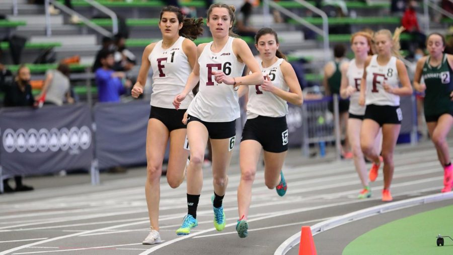 Taylor Mascetta reflects on the importance of having a positive attitude while running and in everyday life. (Courtesy of Fordham Athletics)