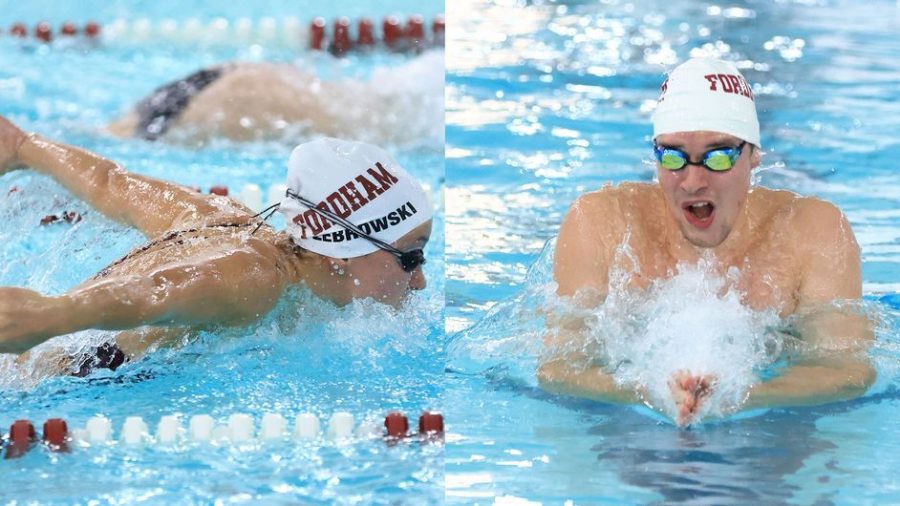 Swimming and Diving continues their hot start with domination in the diving and racing events. (Courtesy of Fordham Athletics) 