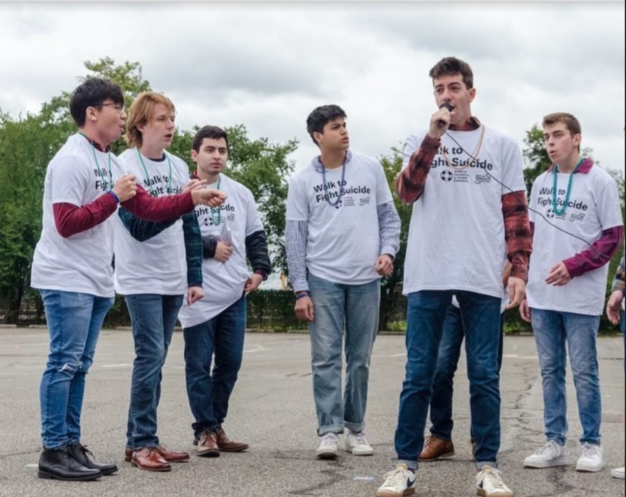 The Ramblers performed at the American Foundation for Suicide Prevention’s Bronx Walk, increasing visibility. (Courtesy of Instagram)