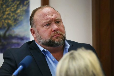 Conspiracy theorist and InfoWars host Alex Jones is currently in the midst of a defamation trial as a result of his statements regarding the 2012 Sandy Hook Elementary School shooting.
(Courtesy of Twitter)