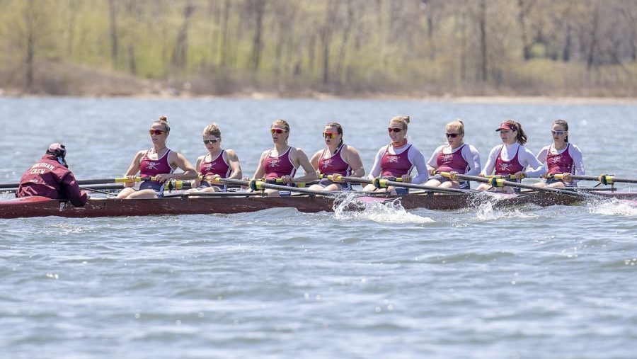 Fordham Rowing opened up their season on Saturday in Connecticut. (Courtesy of Fordham Athletics)