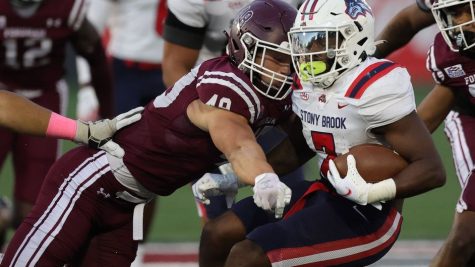 Fordham Football dominated Stony Brook in all facets of the game on Oct. 15, winning 45-14. (Courtesy of Fordham Athletics)