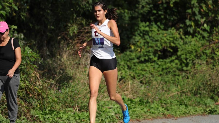 Nicoleta Papavasilakis reflects on her cross country season. (Courtesy of Fordham Athletics)