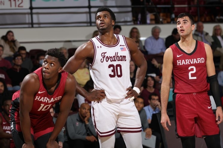 Abdou+Tsimbila+had+a+career+day+in+his+college+career%2C+propelling+Fordham+to+a+win+over+Harvard.+%28Courtesy+of+Fordham+Athletics%29