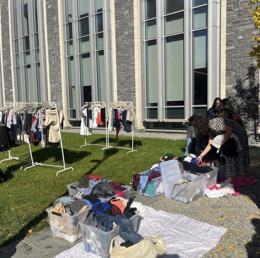Fordham had Sustainability Week from Nov. 1 to Nov. 7, including a Fordham Flea pop-up thrift event. (Courtesy of Instagram)