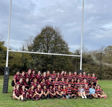 The womens club rugby team are one of many club teams at Fordham that were successful this fall. (Courtesy of Instagram)