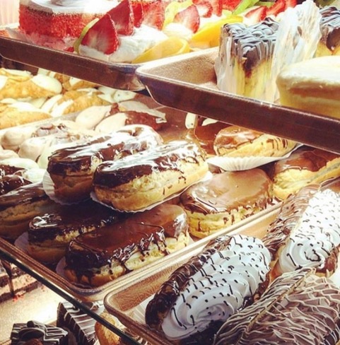  DeLillo’s Pastry Shop and Cafe is the perfect place on Arthur Avenue to grab a cup of coffee and a pastry. 
(courtesy of Instagram)